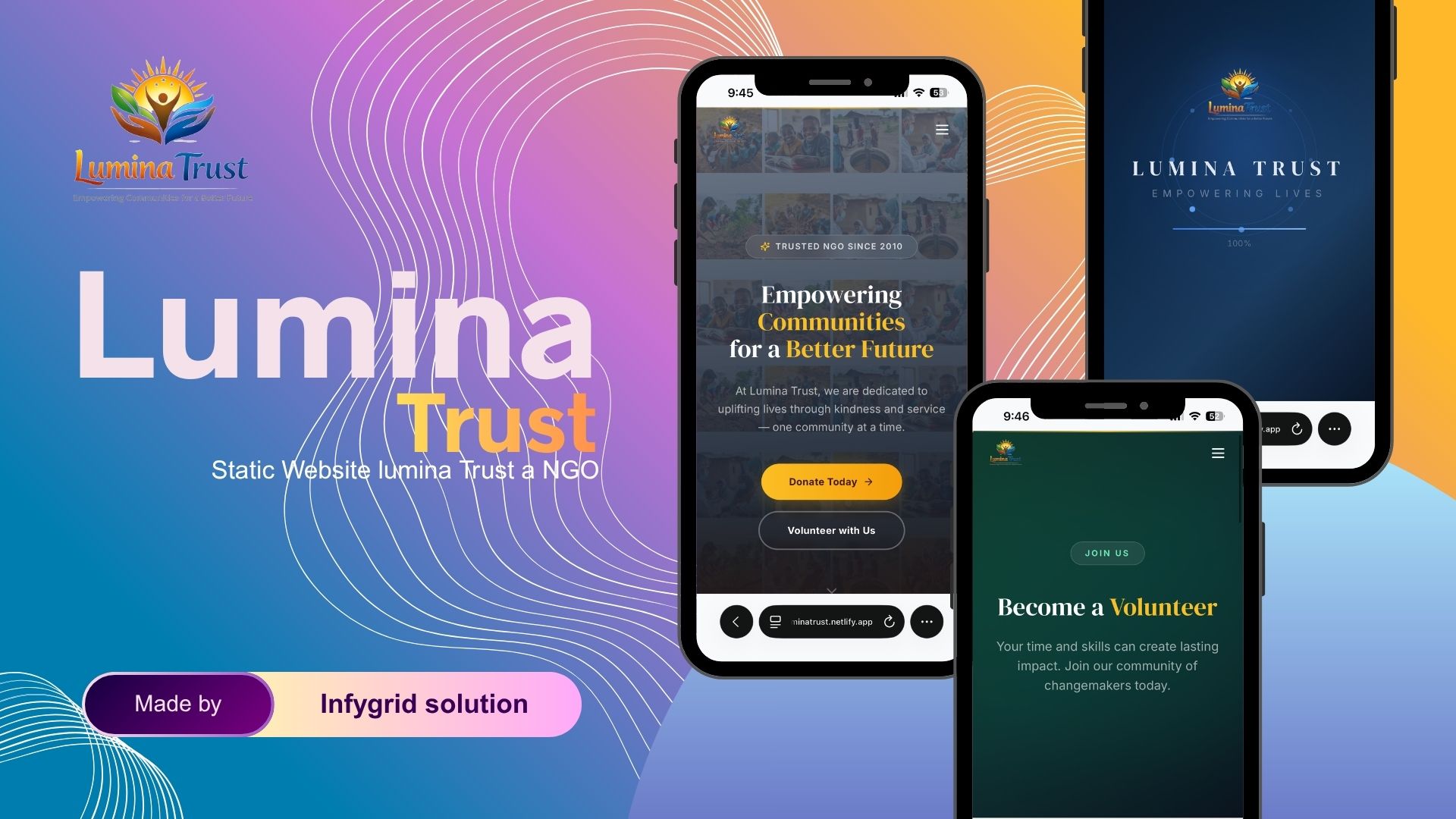 Lumina Trust — NGO & Trust Website