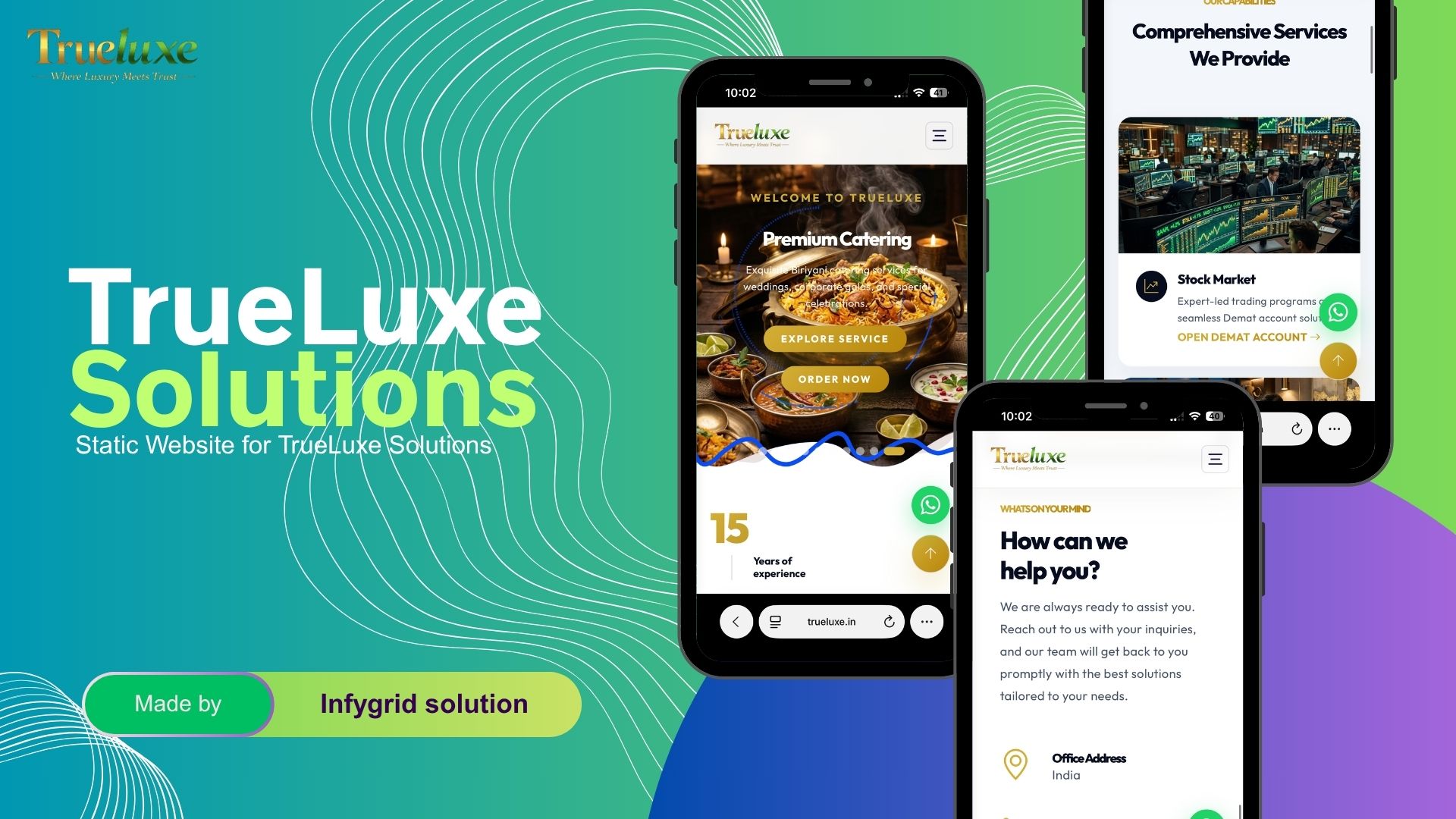 TrueLuxe — Online Services Website